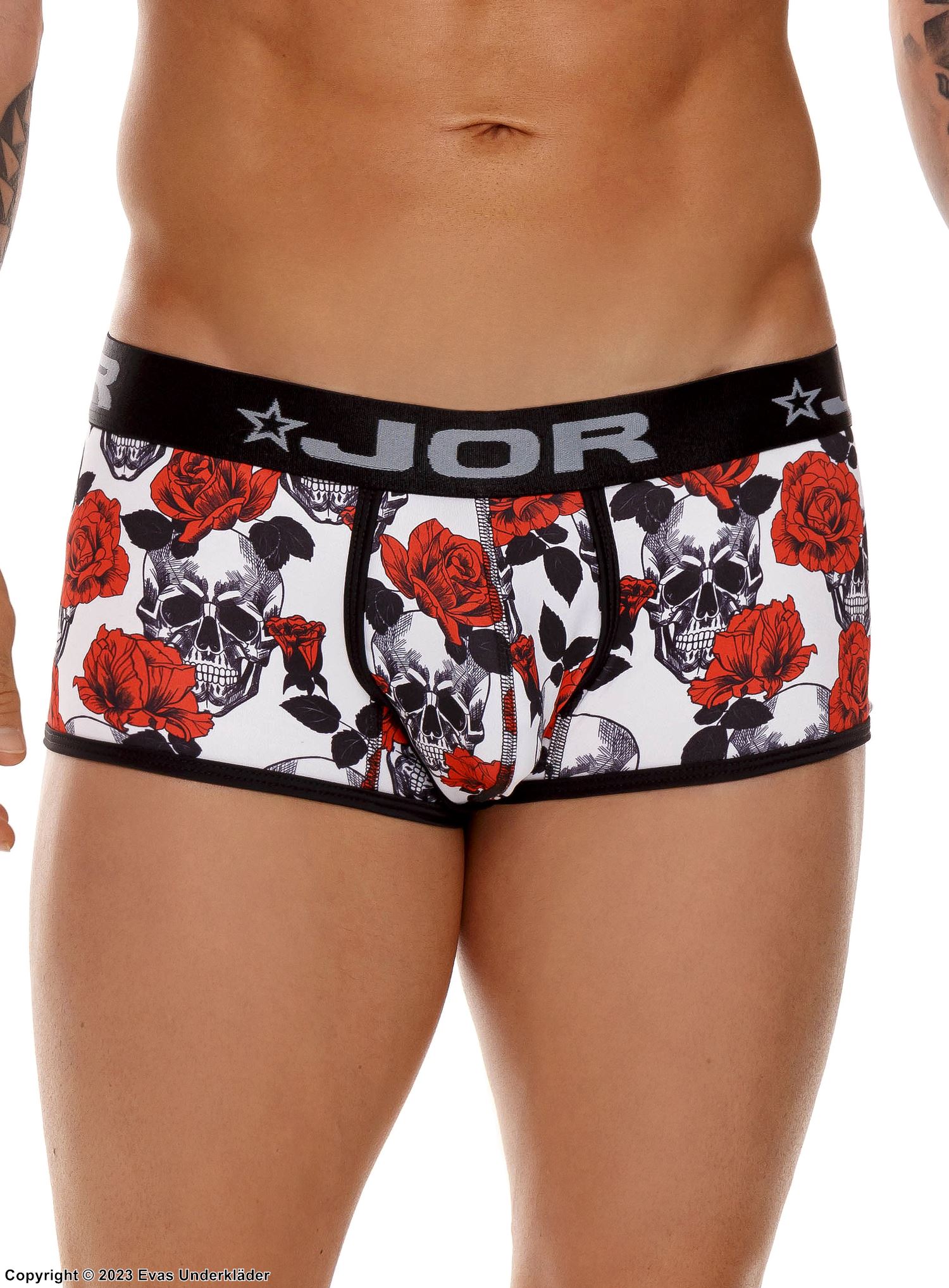 Men's boxer shorts, stars, roses, skulls